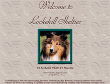 Tablet Screenshot of lockehillshelties.com
